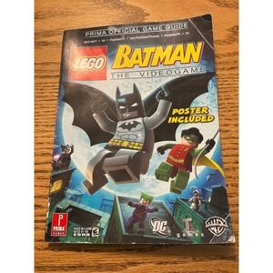 LEGO Batman book The Videogame Prima Official Game Guide Book No Poster